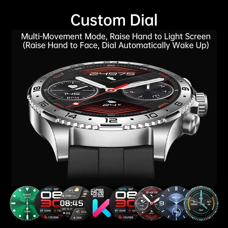 Smartwatch con Design Militare Robusto