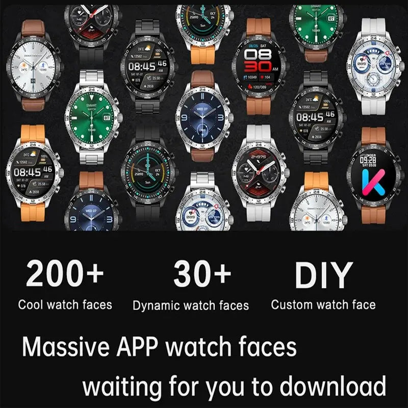 Smartwatch con Design Militare Robusto