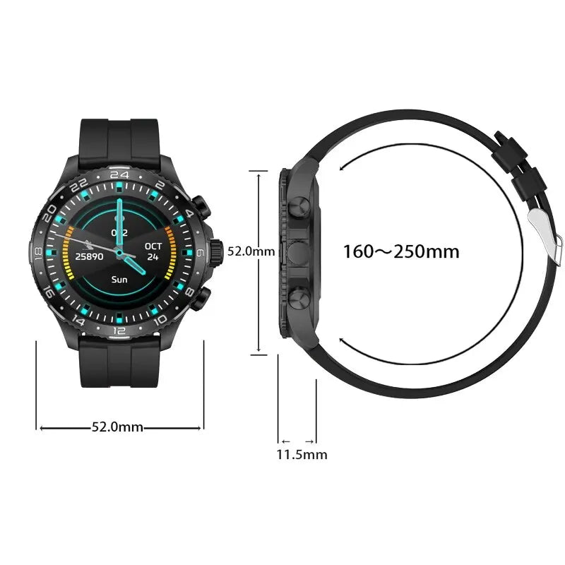 Smartwatch con Design Militare Robusto