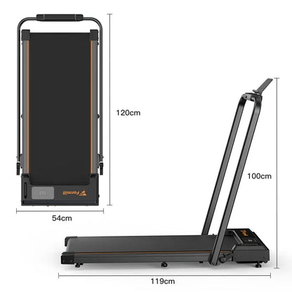 Tapis de course et de marche 2 en 1 – Vitesse réglable de 1 à 10 km/h